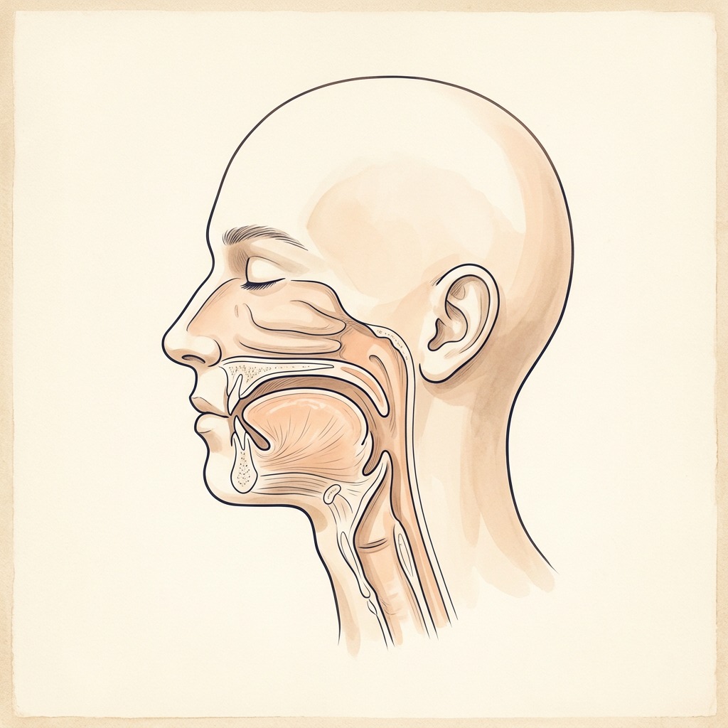 An open airway read as the whole structural picture