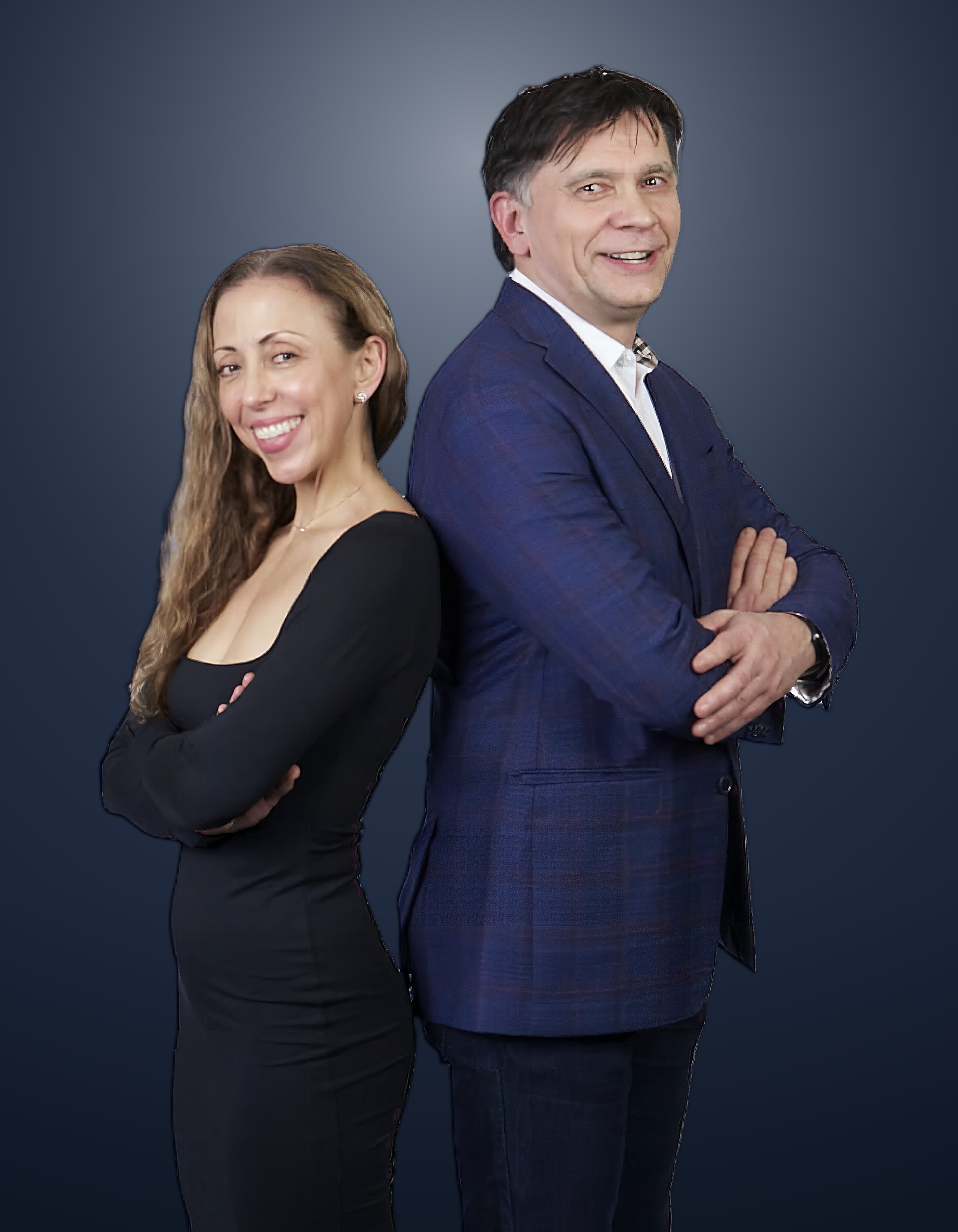 Dr. Heather Skeens, eye surgeon, and Dr. Vladimir Pastouk, airway dentist and creator of Glossodontics